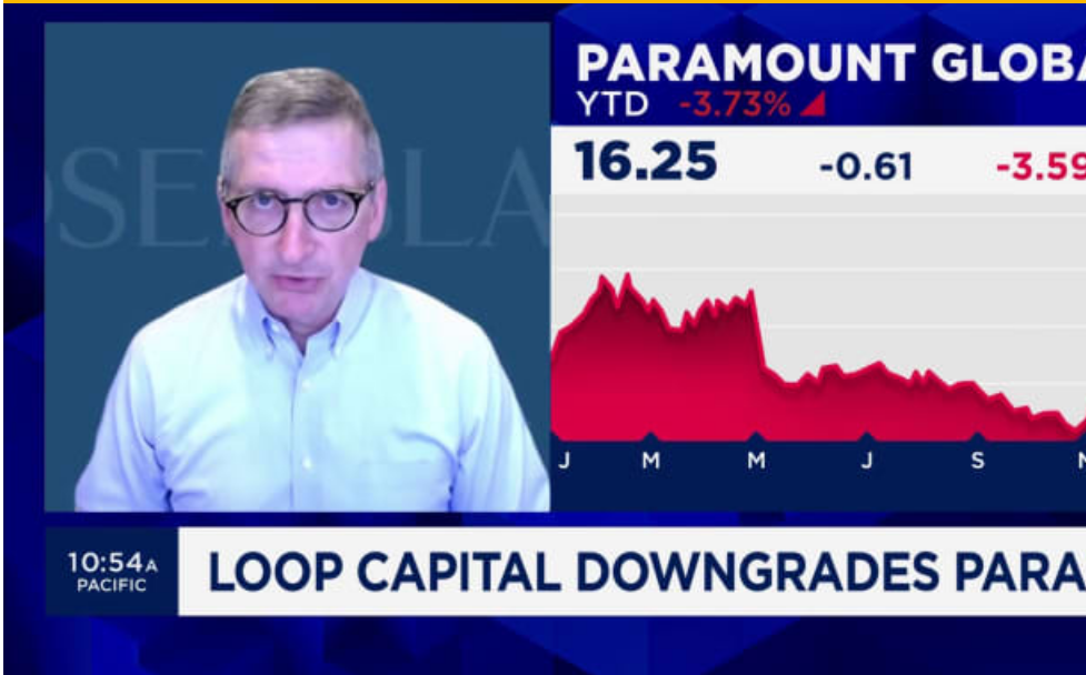 Paramount is a ‘volatile’ stock, says Rosenblatt’s Barton Crockett